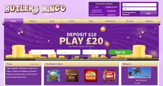 Expert Review of Butlers Bingo's features