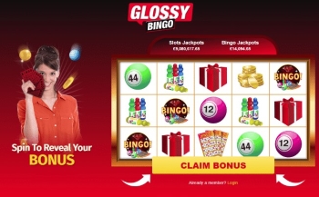 Glossy bonus is available for all new customer of Glossy Bingo