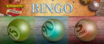 Bingo games and rooms at Kingdom of Bingo