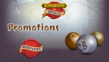 Bonuses and promotions at Kingdom of Bingo