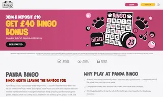 Review of Panda's bingo games, services and facilities