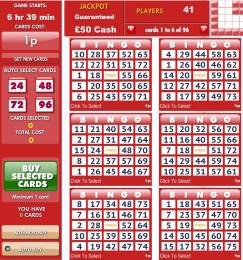 75 –ball and 90-ball bingo games can be played at Posh Bingo