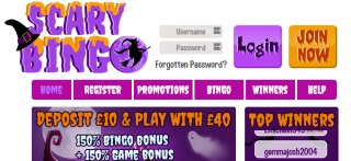 Review of Scary Bingo's games, bonuses and services